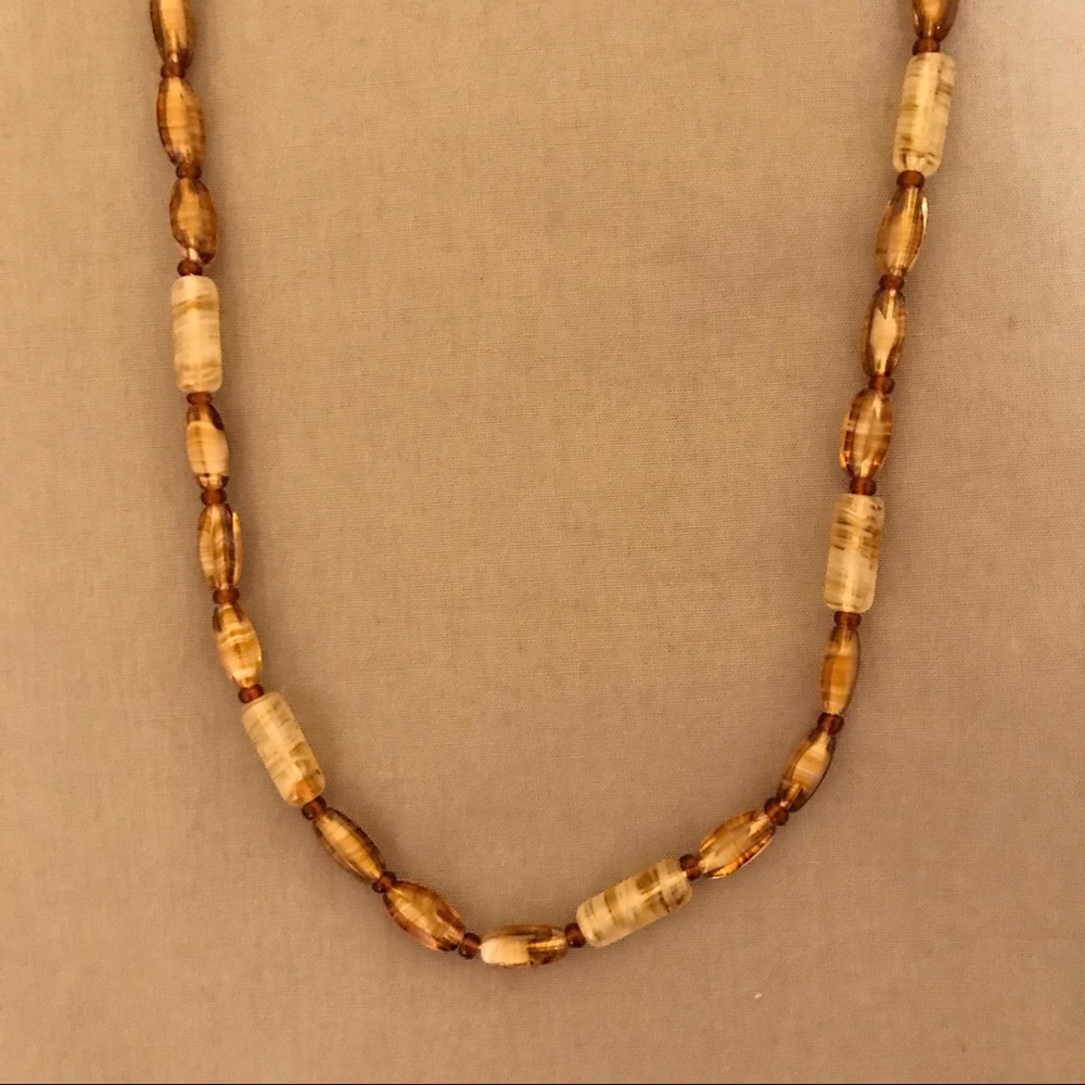 Vintage Glass Bead Necklace